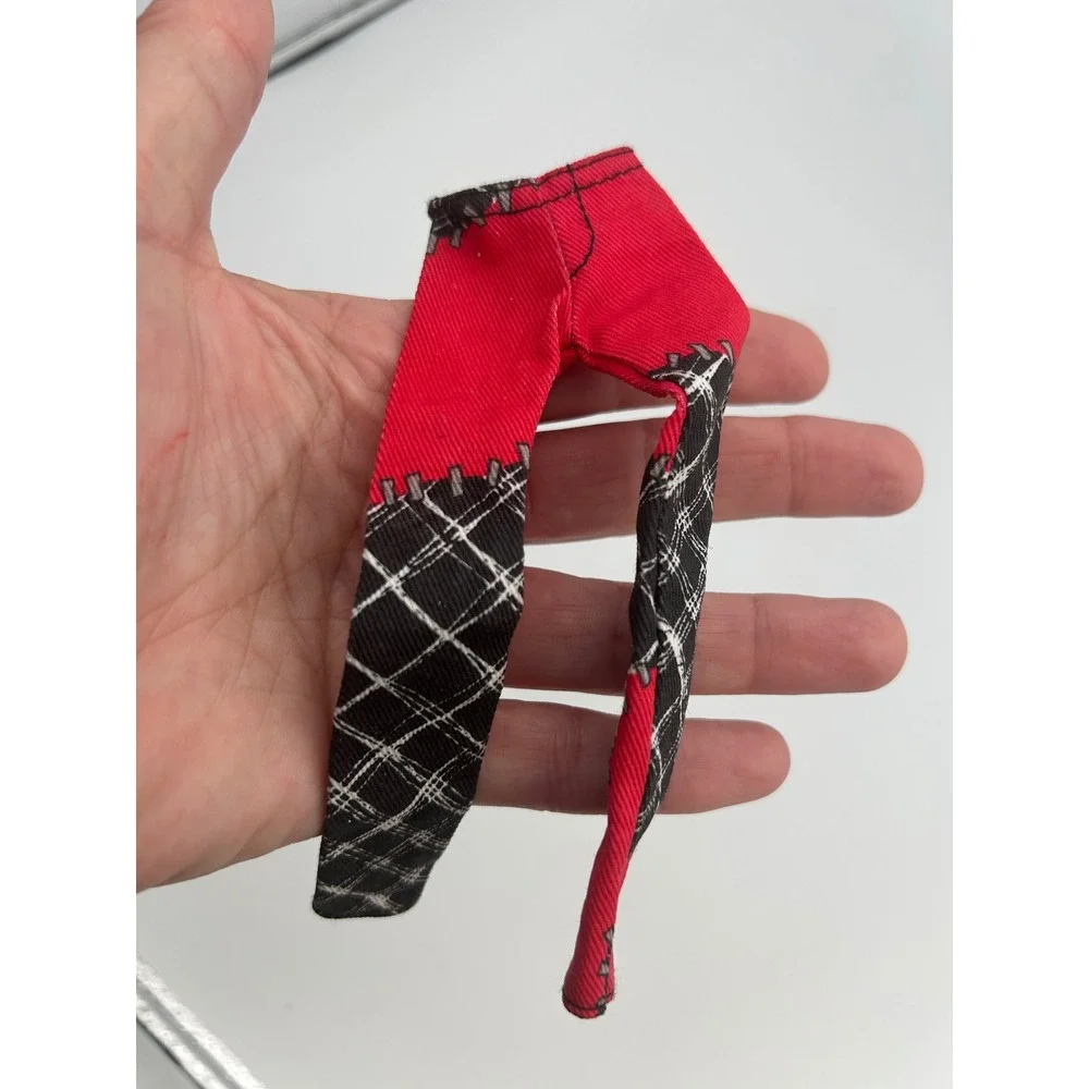 Monster High Frankie Stein I Heart Love Fashion Patchwork Pants